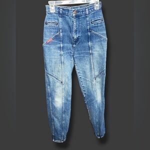 Vintage Jean Nicole Straight Leg Jeans in Blue